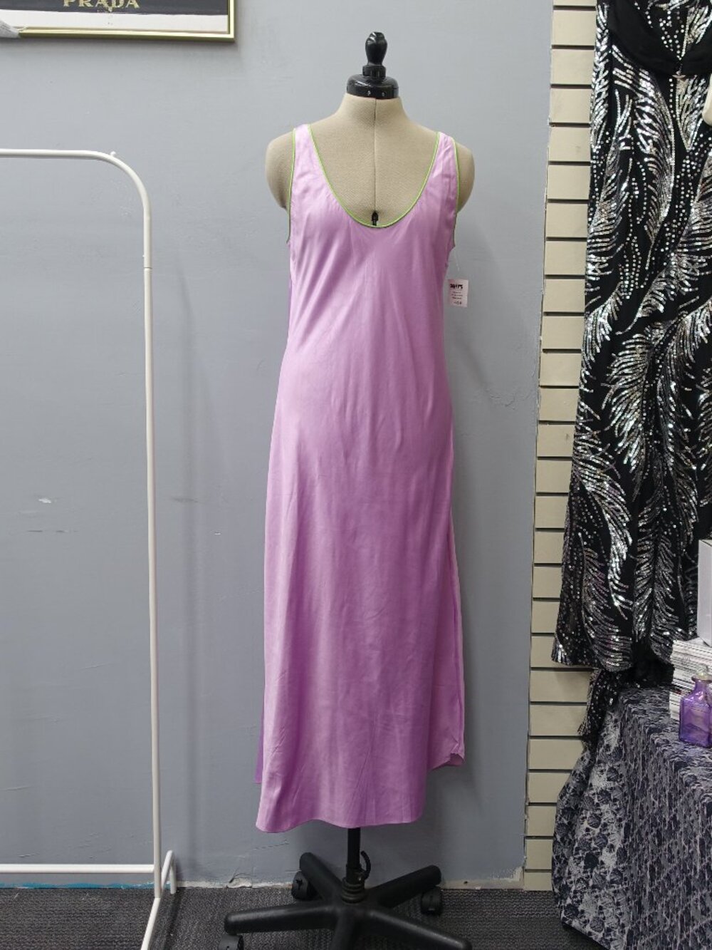 Fernando Sanchez Women's Purple and Green Dress